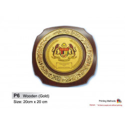 P6 Wooden (Gold) Pewter